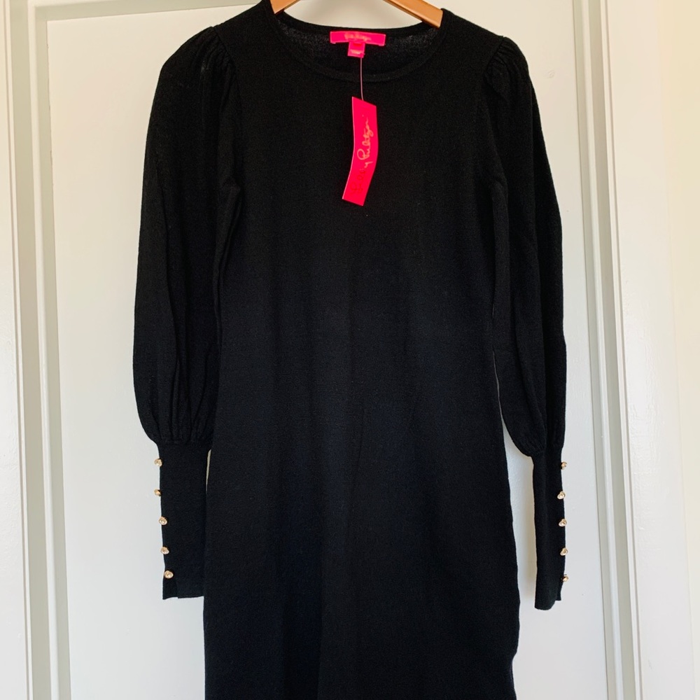 Lilly Pulitzer black Sweaterdress XS